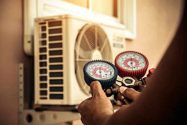 Professional Ductwork Repair technician working in Baden, PA